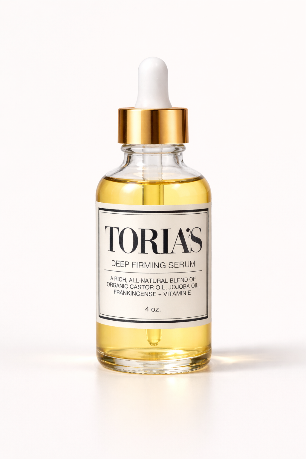 Deep Firming Serum - Organic Castor Oil, Jojoba Oil, Frankincense, Vitamin E