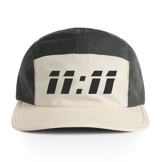 Embroidered 11:11 Two-Tone Nylon Hat