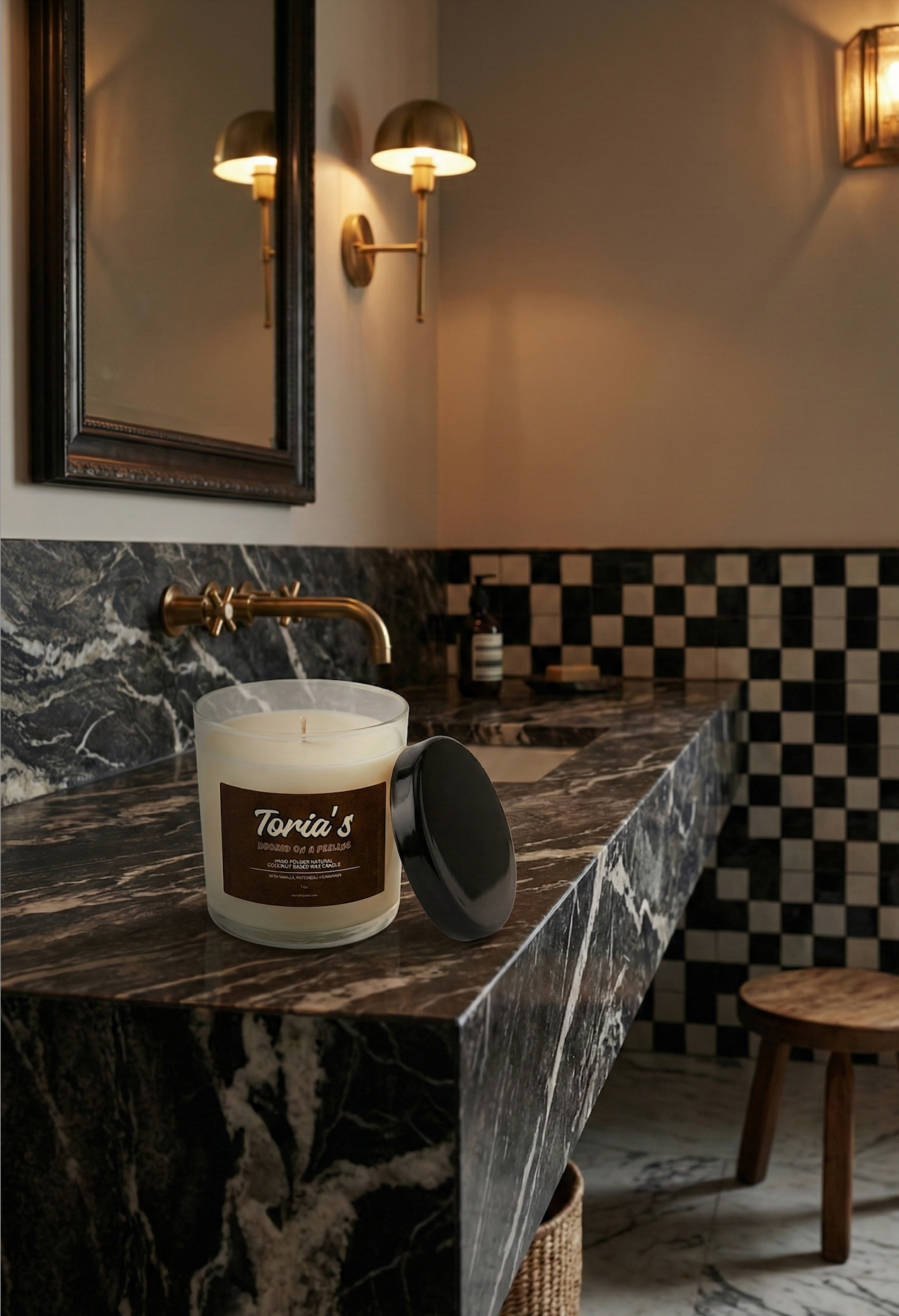 Vanilla Patchouli Coconut Wax Candle